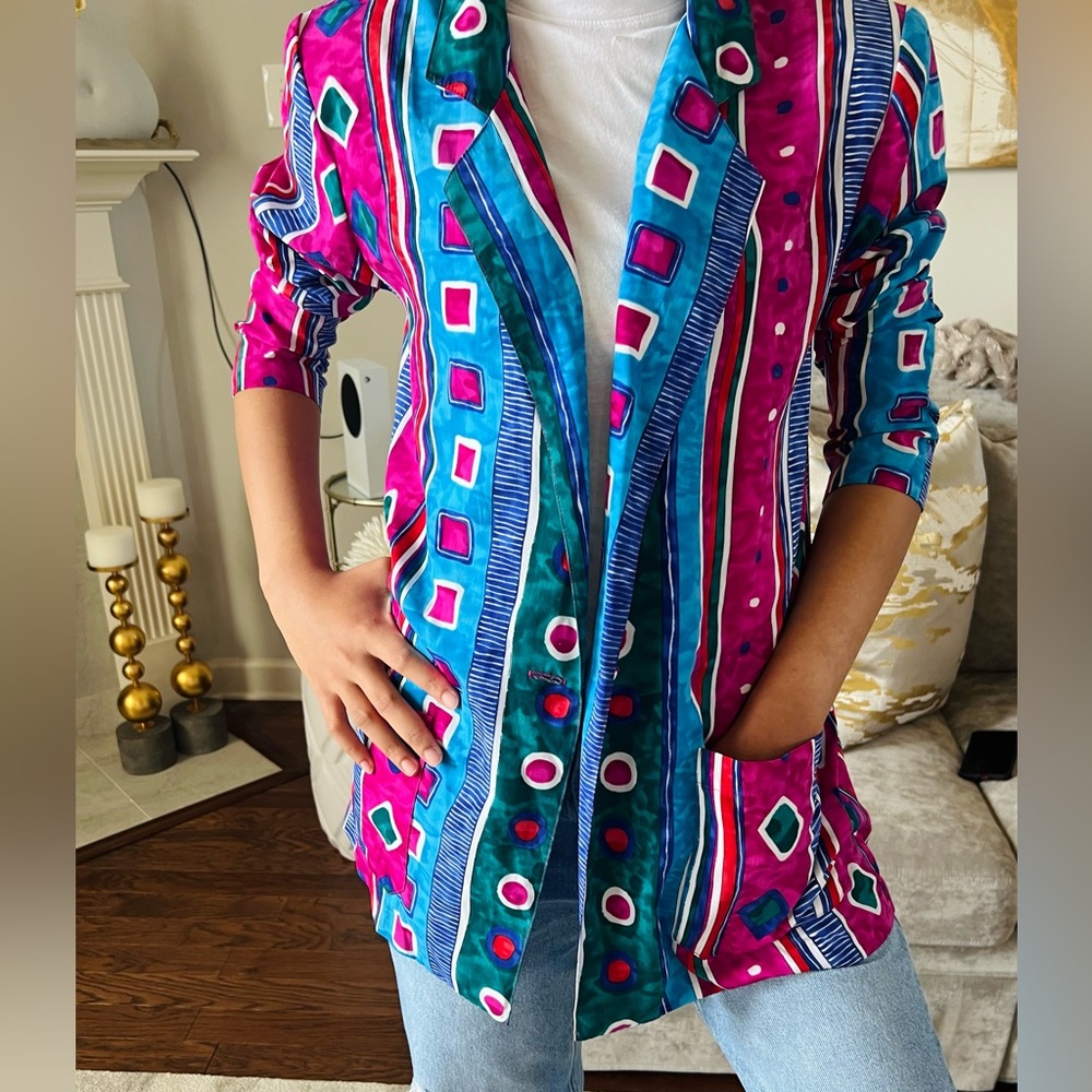 Vintage Multicolor Blazer